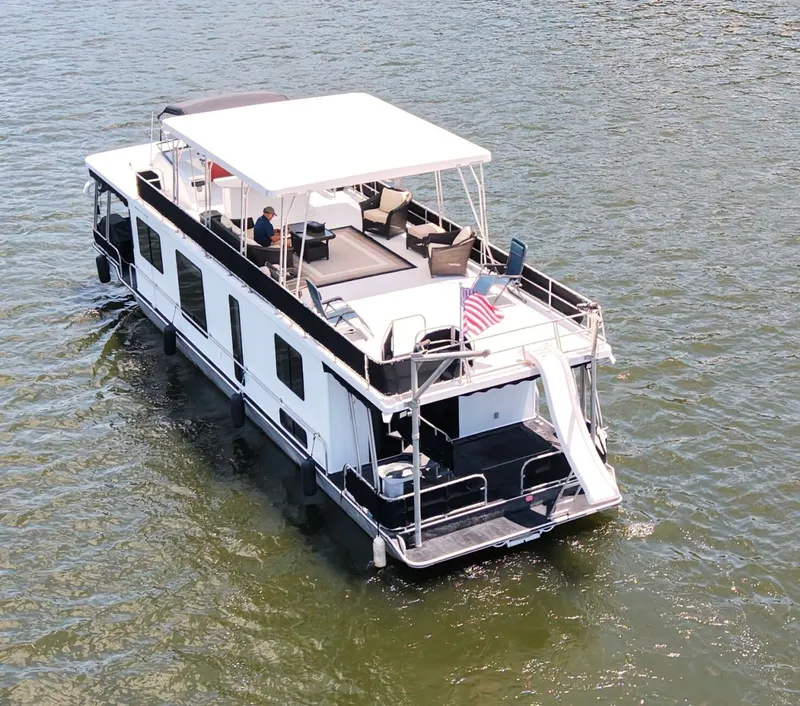 Slide: The Image of Lakeview 14x56 houseboat 1996 - 6395163
