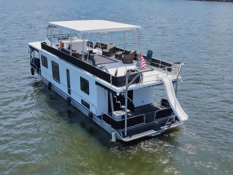 Slide: The Image of Lakeview 14x56 houseboat 1996 - 6395164