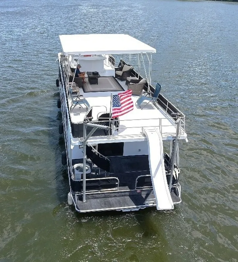 Slide: The Image of Lakeview 14x56 houseboat 1996 - 6395169