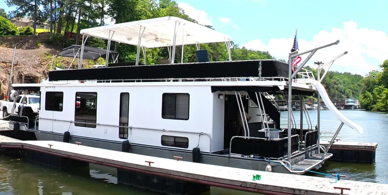 Slide: The Image of Lakeview 14x56 houseboat 1996 - 6395154
