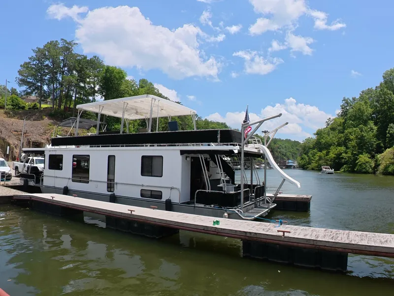 Slide: The Image of Lakeview 14x56 houseboat 1996 - 6395184