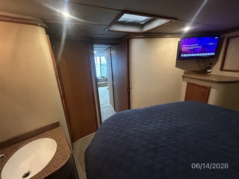 Slide: The Image of 42' Cruisers master stateroom aft - 6419319