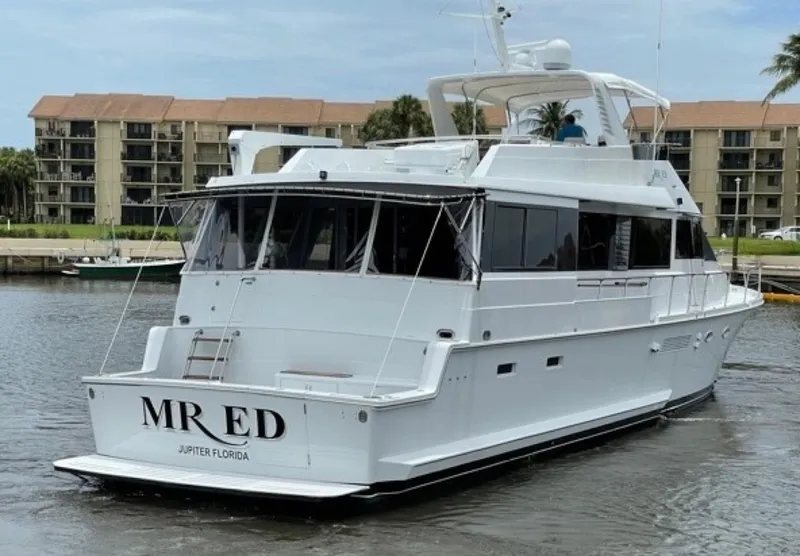 Slide: The Image of Viking Cockpit Motor Yacht 1990 - 7682506