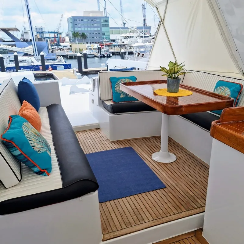 Slide: The Image of Viking Cockpit Motor Yacht 1990 - 7682553