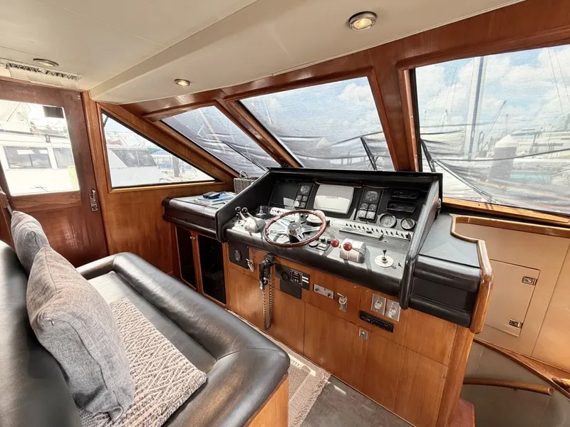 Slide: The Image of Viking Cockpit Motor Yacht 1990 - 7682539