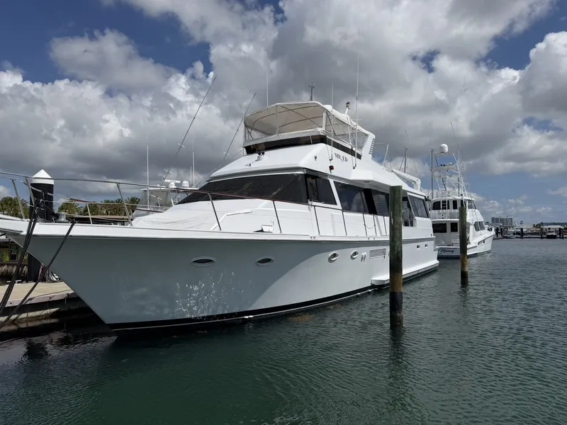 Slide: The Image of Viking Cockpit Motor Yacht 1990 - 6455064