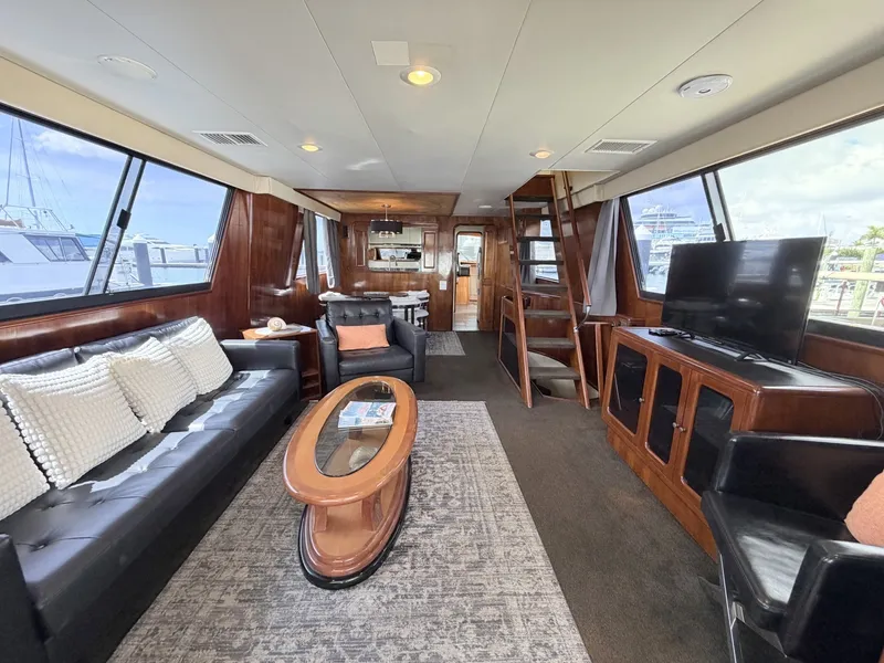 Slide: The Image of Viking Cockpit Motor Yacht 1990 - 7682509