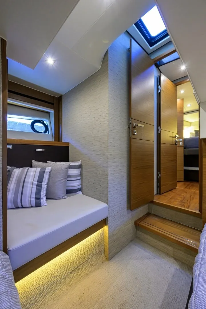 Slide: The Image of Tiara 44 Daybreak - Interior Stateroom 2017 Tiara 44 Flybridge Daybreak - 7656220
