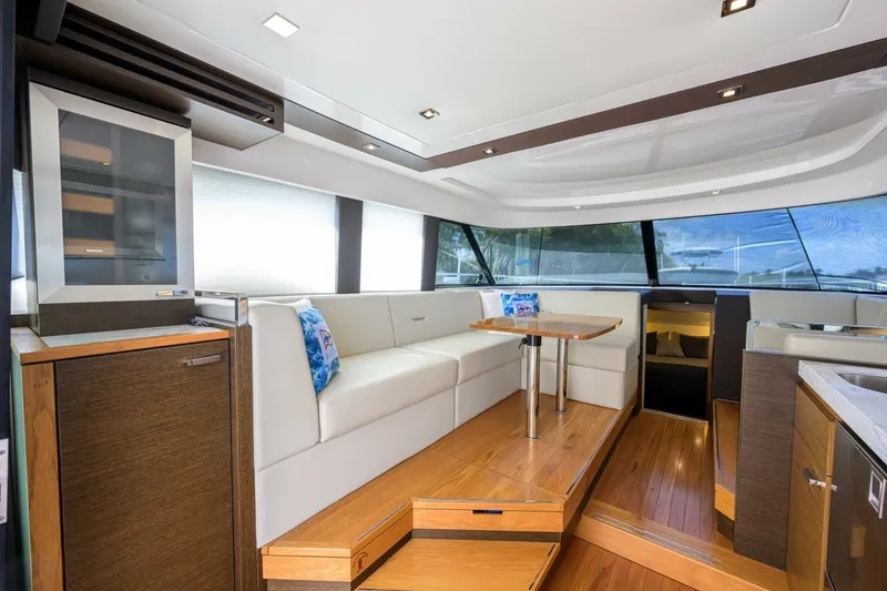 Slide: The Image of Tiara 44 Daybreak - Interior Dinette 2017 Tiara 44 Flybridge Daybreak - 7656203