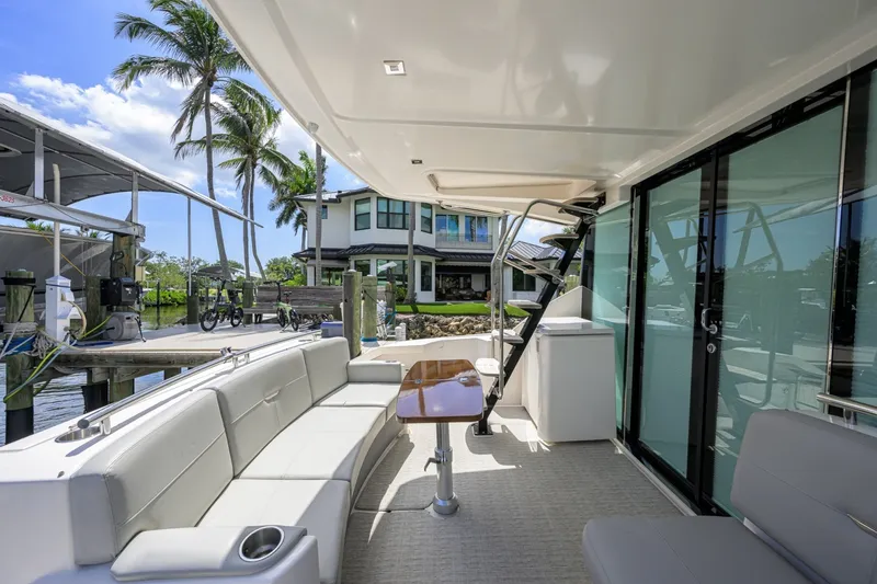 Slide: The Image of Tiara 44 Daybreak - Exterior Aft Deck 2017 Tiara 44 Flybridge Daybreak - 7656194