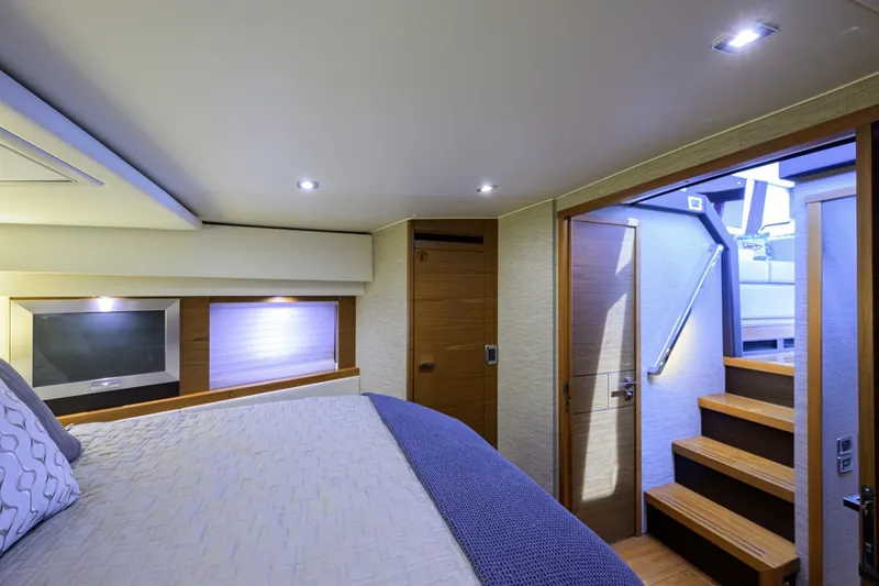 Slide: The Image of Tiara 44 Daybreak - Interior Stateroom 2017 Tiara 44 Flybridge Daybreak - 7656212