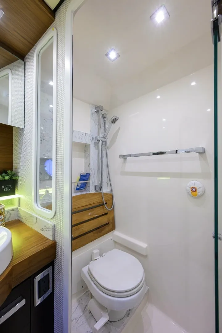 Slide: The Image of Tiara 44 Daybreak - Interior Head 2017 Tiara 44 Flybridge Daybreak - 7656219