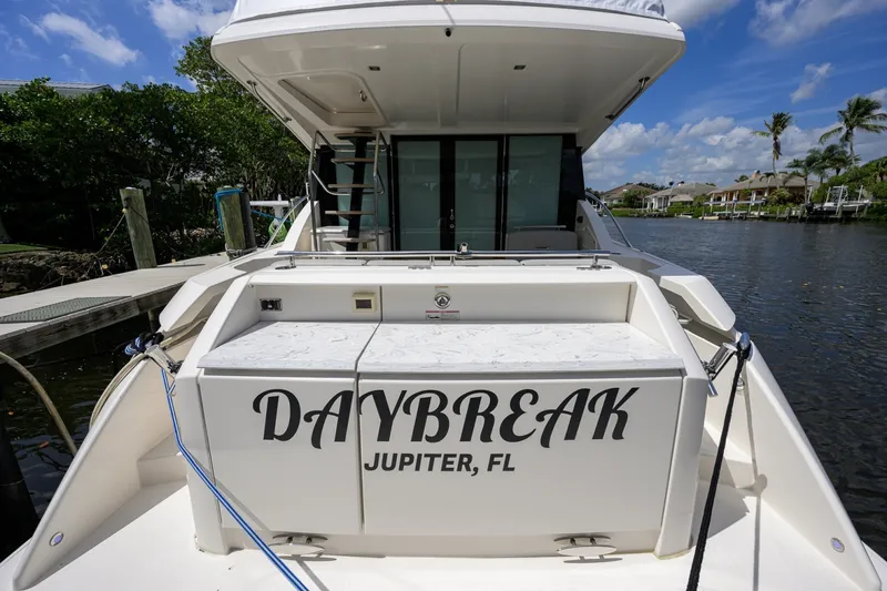Slide: The Image of Tiara 44 Daybreak - Exterior Aft Transom 2017 Tiara 44 Flybridge Daybreak - 7656240
