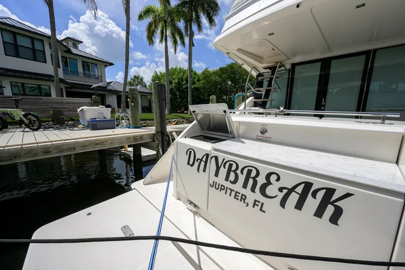 Slide: The Image of Tiara 44 Daybreak - Exterior Aft Transom 2017 Tiara 44 Flybridge Daybreak - 7656241