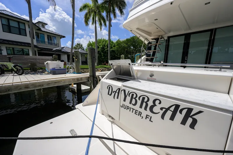 Slide: The Image of Tiara 44 Daybreak - Exterior Aft Transom 2017 Tiara 44 Flybridge Daybreak - 6480793