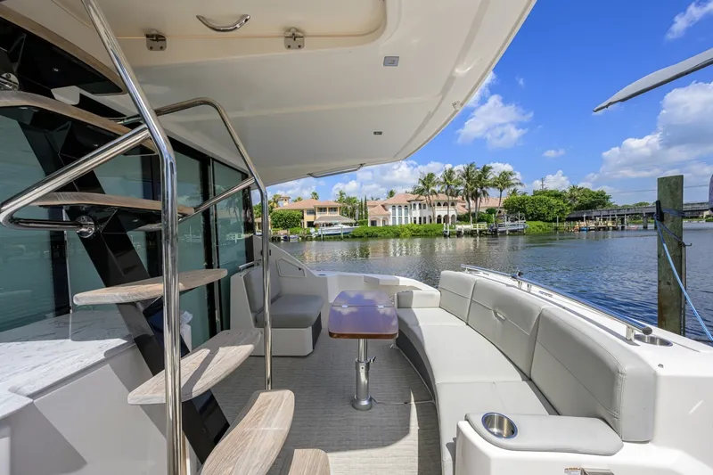 Slide: The Image of Tiara 44 Daybreak - Exterior Aft Deck 2017 Tiara 44 Flybridge Daybreak - 7656198