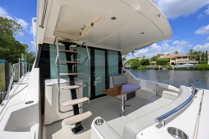 Slide: The Image of Tiara 44 Daybreak - Exterior Aft Deck 2017 Tiara 44 Flybridge Daybreak - 7656199