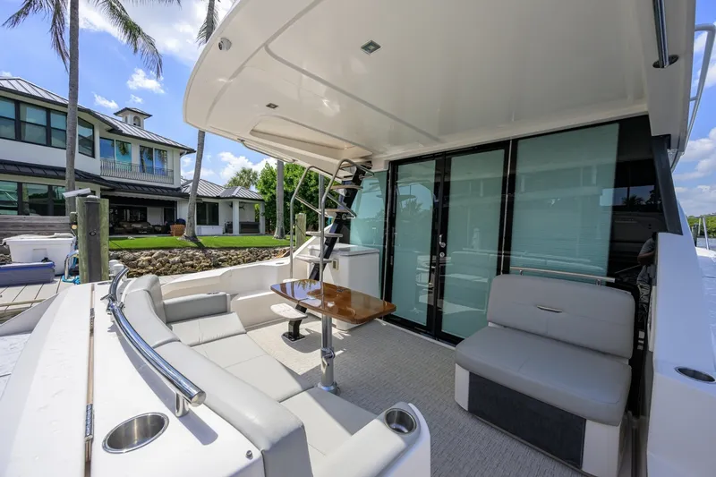 Slide: The Image of Tiara 44 Daybreak - Exterior Aft Deck 2017 Tiara 44 Flybridge Daybreak - 7656197