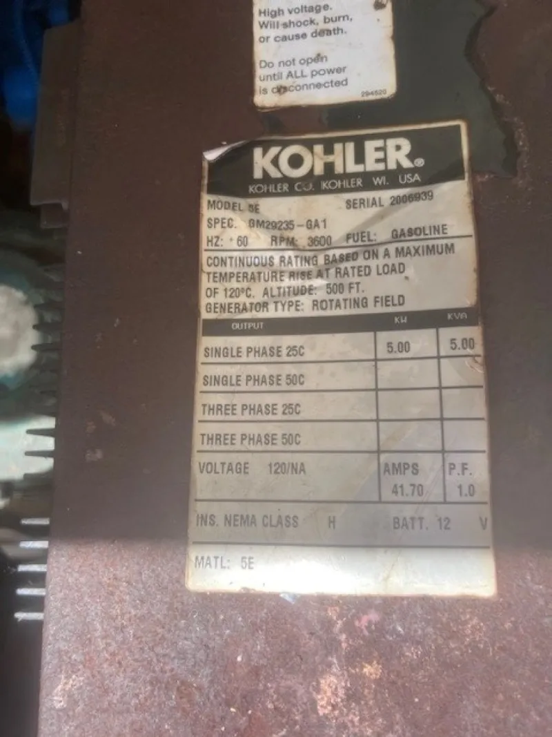 Slide: The Image of Kohler Gen Set Tag - 6493535