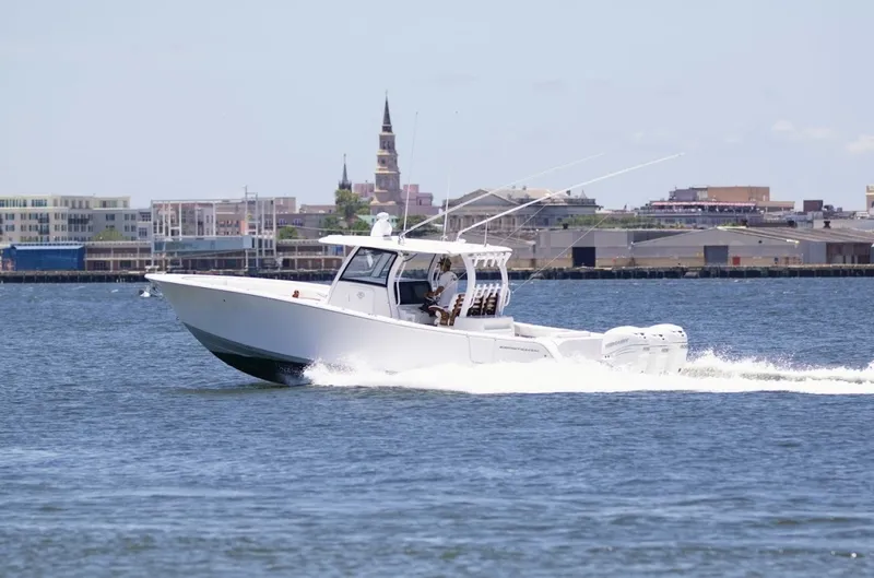 Slide: The Image of 2022 Sportsman Open 352 - Exterior Profile 2022 Sportsman 35 Open 352 - 7682329