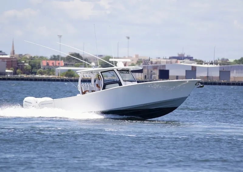 Slide: The Image of 2022 Sportsman Open 352 - Exterior Profile 2022 Sportsman 35 Open 352 - 7682328