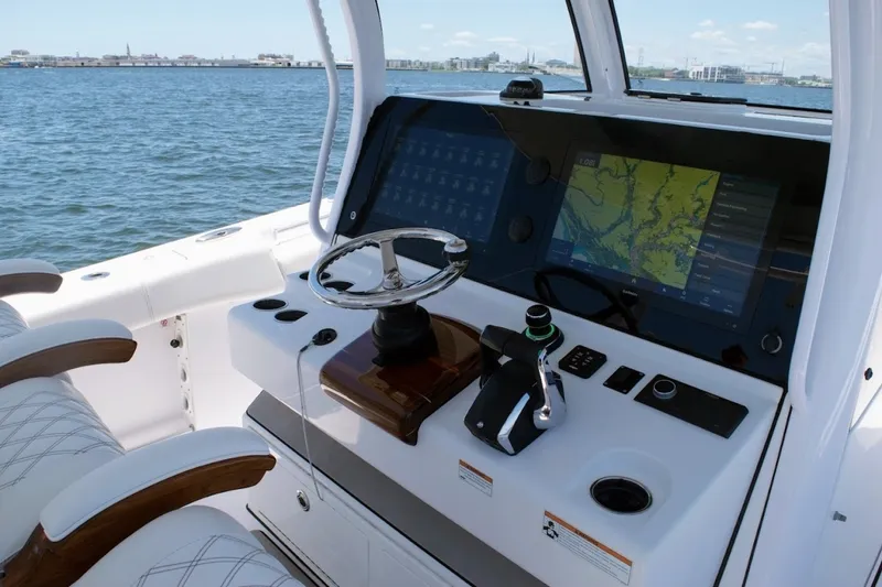 Slide: The Image of 2022 Sportsman Open 352 - Helm Station 2022 Sportsman 35 Open 352 - 7682313