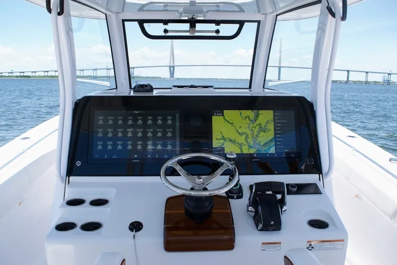 Slide: The Image of 2022 Sportsman Open 352 - Helm Station 2022 Sportsman 35 Open 352 - 7682312