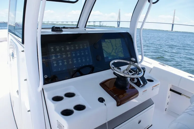 Slide: The Image of 2022 Sportsman Open 352 - Helm Station 2022 Sportsman 35 Open 352 - 7682311