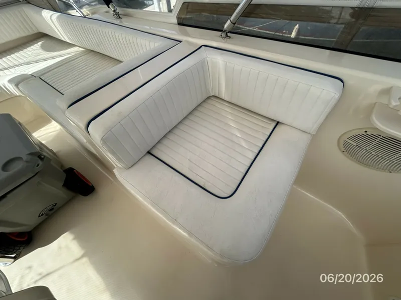 Slide: The Image of 40' Mainship flybridge port forward seating - 6519872