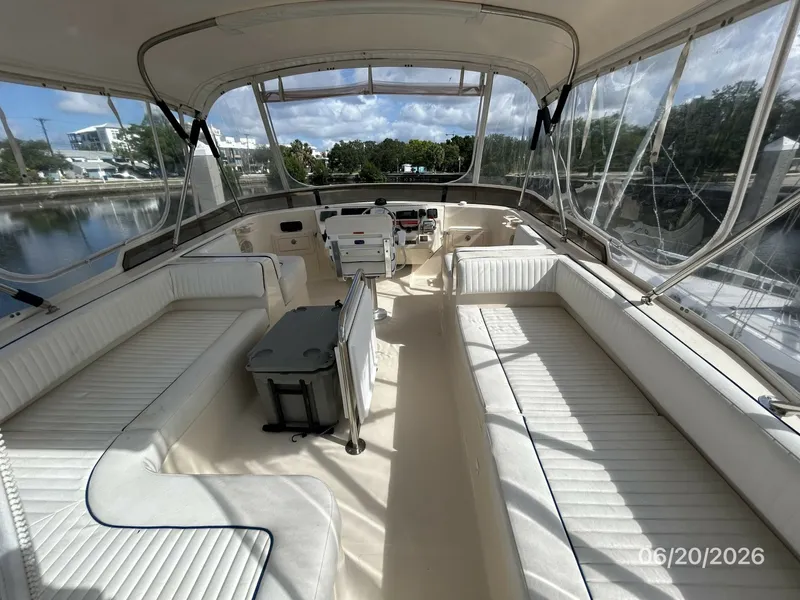 Slide: The Image of 40' Mainship flybridge forward - 6519855