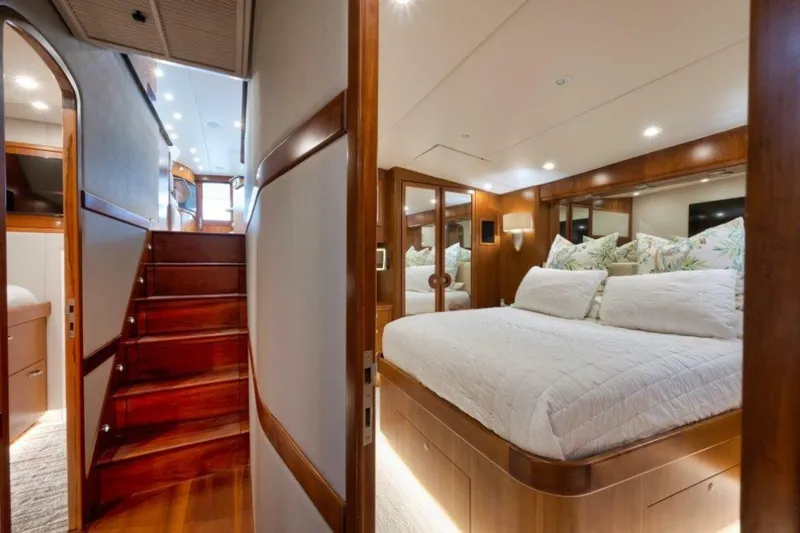 Slide: The Image of Sculley Custom Carolina 66 - Let It Ride - Companionway 2009 66' Convertible Sculley Custom Carolina - Let It Ride - 7656400