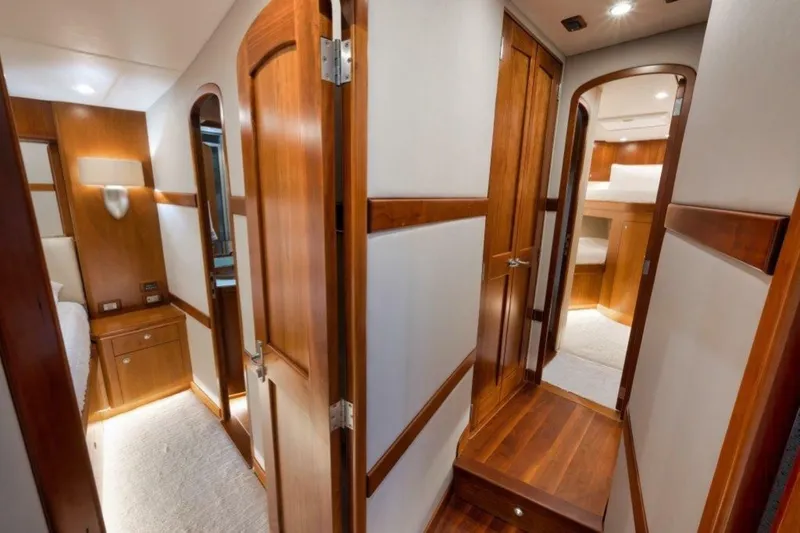 Slide: The Image of Sculley Custom Carolina 66 - Let It Ride - Companionway 2009 66' Convertible Sculley Custom Carolina - Let It Ride - 7656401