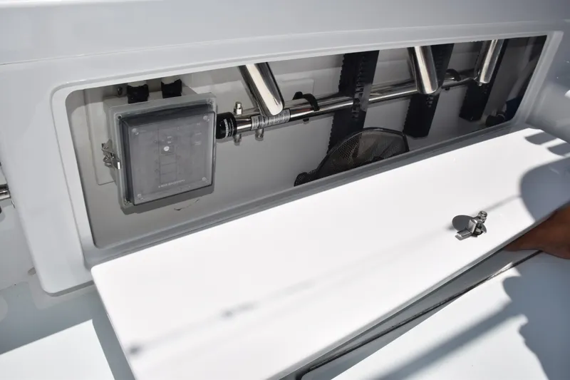 Slide: The Image of Portside Cockpit Storage Cabinet, Armstrong Swim Ladder Storage - 6551208