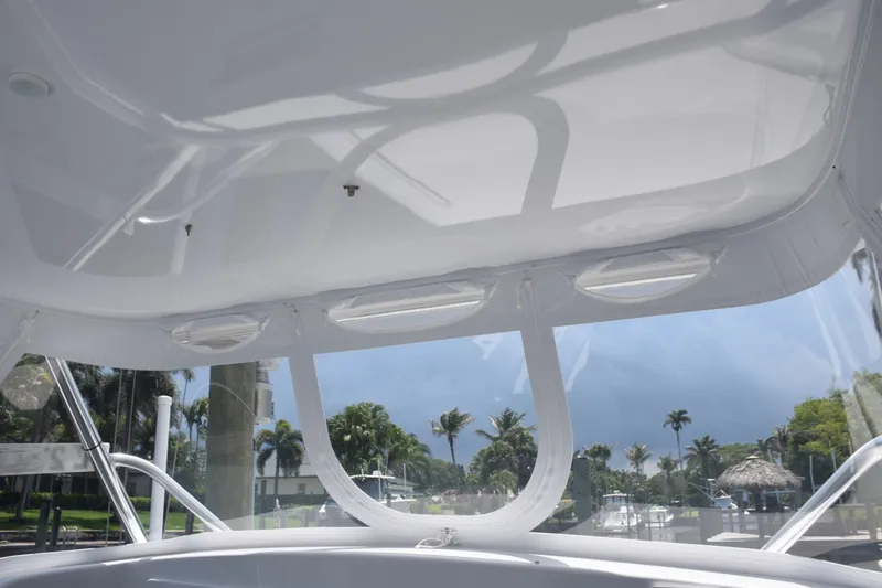 Slide: The Image of Enclosure With Screened Vent Openings And Center U Zip Panel Can Be Pinned Open Onto Hardtop - 6551250