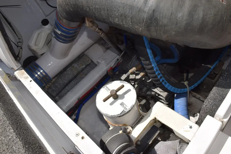 Slide: The Image of Port Side Motor Aft, Racor Filter, Fiberglass Surge Tubes - 6551437