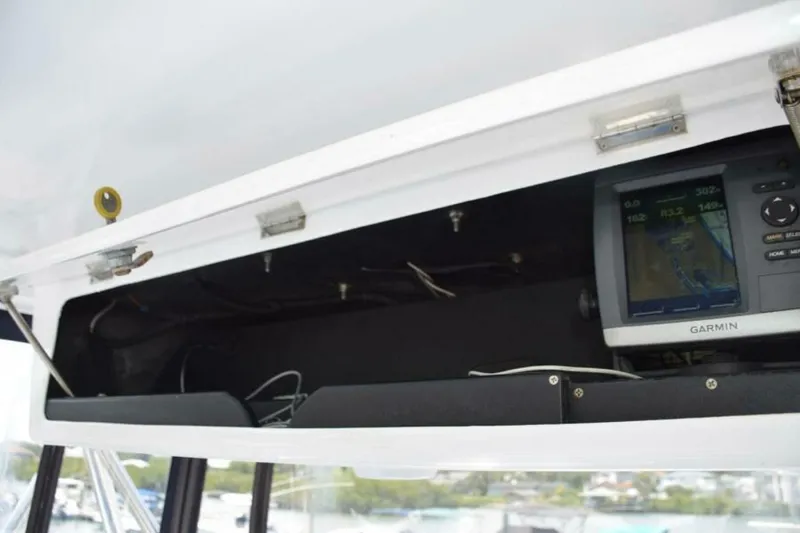 Slide: The Image of Overhead Electronics Box With Backup Garmin - 7384067