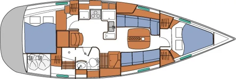 Slide: The Image of Beneteau 373 Layout - 6714561
