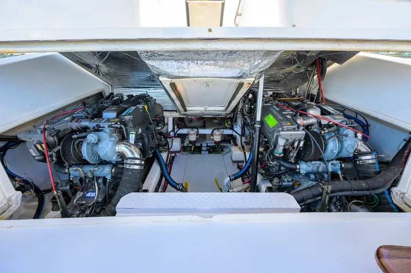Slide: The Image of Aura 28 Heron's Catch - Engine Room 1998 Aura 28 CenterConsole Heron's Catch - 7656285