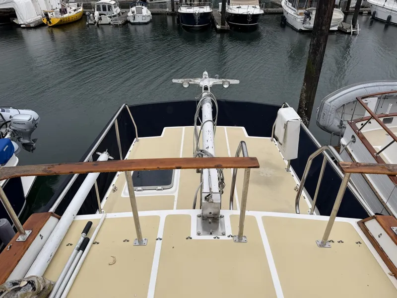 Slide: The Image of Monk 36 Aft Cabin 1988 - 6782696