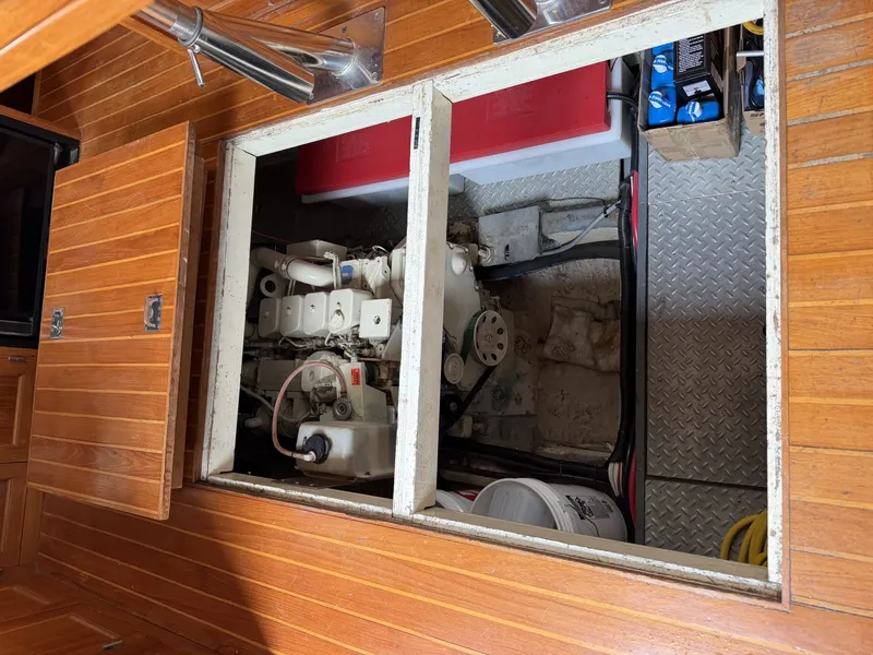 Slide: The Image of Monk 36 Aft Cabin 1988 - 6782702
