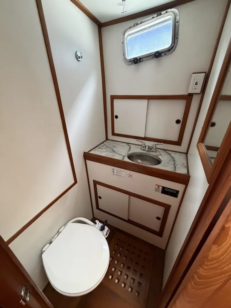Slide: The Image of Monk 36 Aft Cabin 1988 - 6565173