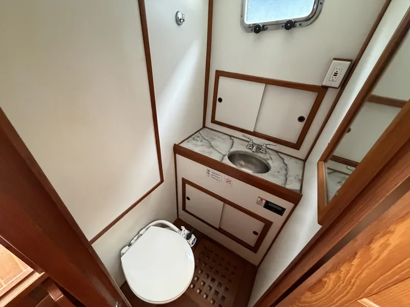 Slide: The Image of Monk 36 Aft Cabin 1988 - 6565174