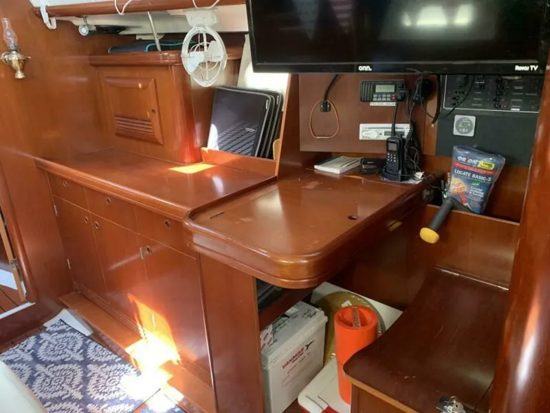 Slide: The Image of 2004 Beneteau Oceanis 393 Huge nav station - 6564666