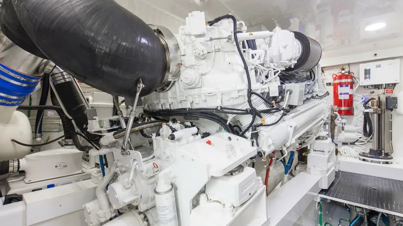 Slide: The Image of 2020 68 Viking Convertible Gunpowder Engine Room (2) - 6602137
