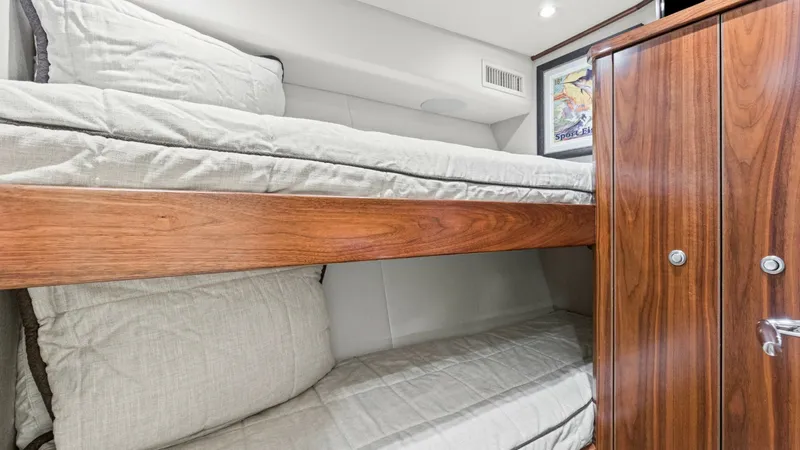 Slide: The Image of 2020 68 Viking Convertible Gunpowder Port Stateroom and Head (1) - 6602103