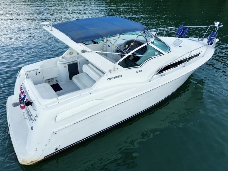 Slide: The Image of Carver Yachts 310 Mid Cabin Express 1996 - 6614009