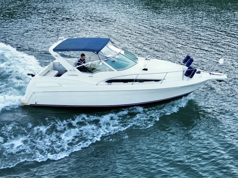 Slide: The Image of Carver Yachts 310 Mid Cabin Express 1996 - 6614201