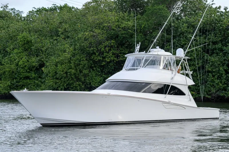 Slide: The Image of Viking 70 DESPERADO - Port Bow Profile 2014 Viking 70 Convertible DESPERADO - 7649581