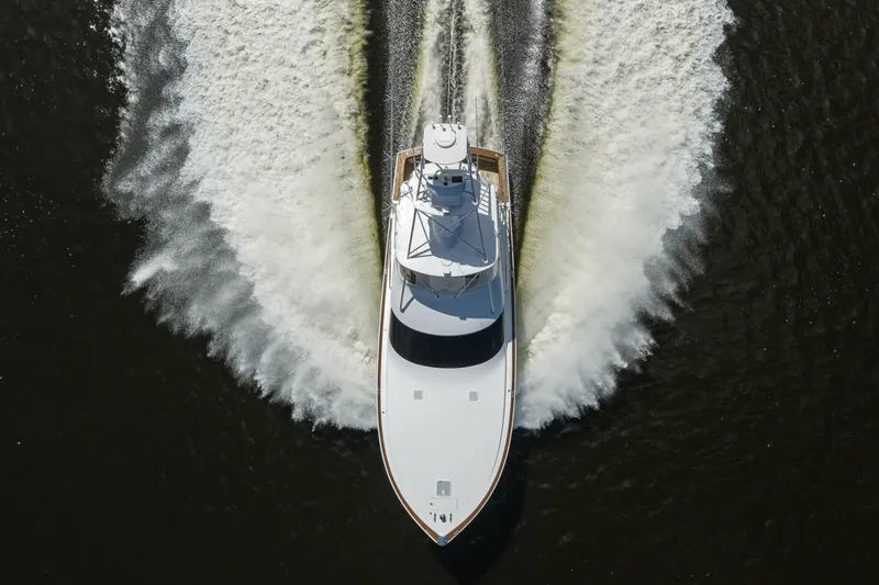 Slide: The Image of Viking 50 GETTIN' REEL - Aerial Running Shot 2009 Viking 50 Convertible - 7656507
