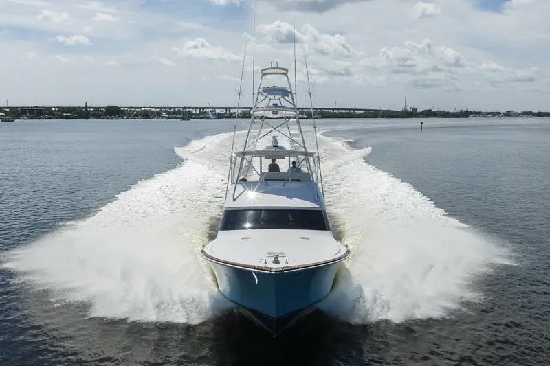 Slide: The Image of Viking 50 GETTIN' REEL - Bow Running Shot 2009 Viking 50 Convertible - 7656505